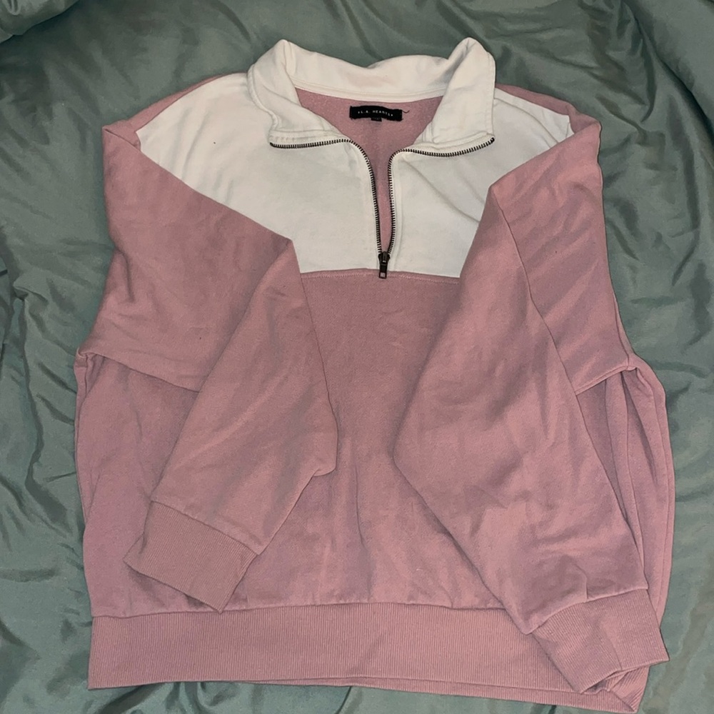 Pacsun Pink Quarter Zip